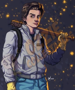 Stranger Things - Steve Harrington - Benjamin Mifsud Art Print Poster Staff Picks