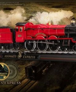 Noble Collection HARRY POTTER Hogwarts Express Die Cast Train Model And Base