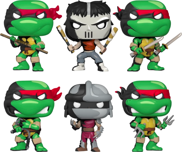 Funko Teenage Mutant Ninja Turtles (Comic) Bundle - 6 POP! Vinyls 1 Funko Teenage Mutant Ninja Turtles (Comic) Bundle - 6 POP! Vinyls
