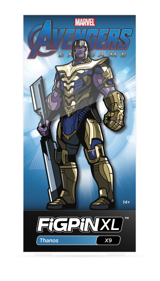 Avengers: Endgame - Thanos 6" XL Collectors FigPin #X9 1 Avengers: Endgame - Thanos 6" XL Collectors FigPin #X9