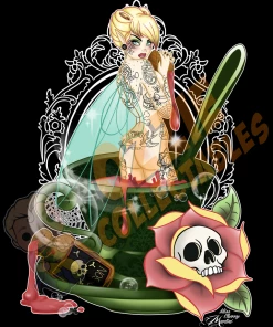 RoseDemon Disney's Peter Pan - Poison Fairy Tink - Rose Demon Art Print Poster