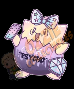 RoseDemon Pokemon - Togepi - Rose Demon Art Print Poster