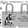 NECA Bags & Wallets Twilight - Tote Bag Ed-Bella Embrace
