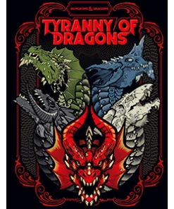 Hasbro / Wizards All Board Games DUNGEONS & DRAGONS Tyranny Of Dragons WPN EXCLUSIVE Alt Cover