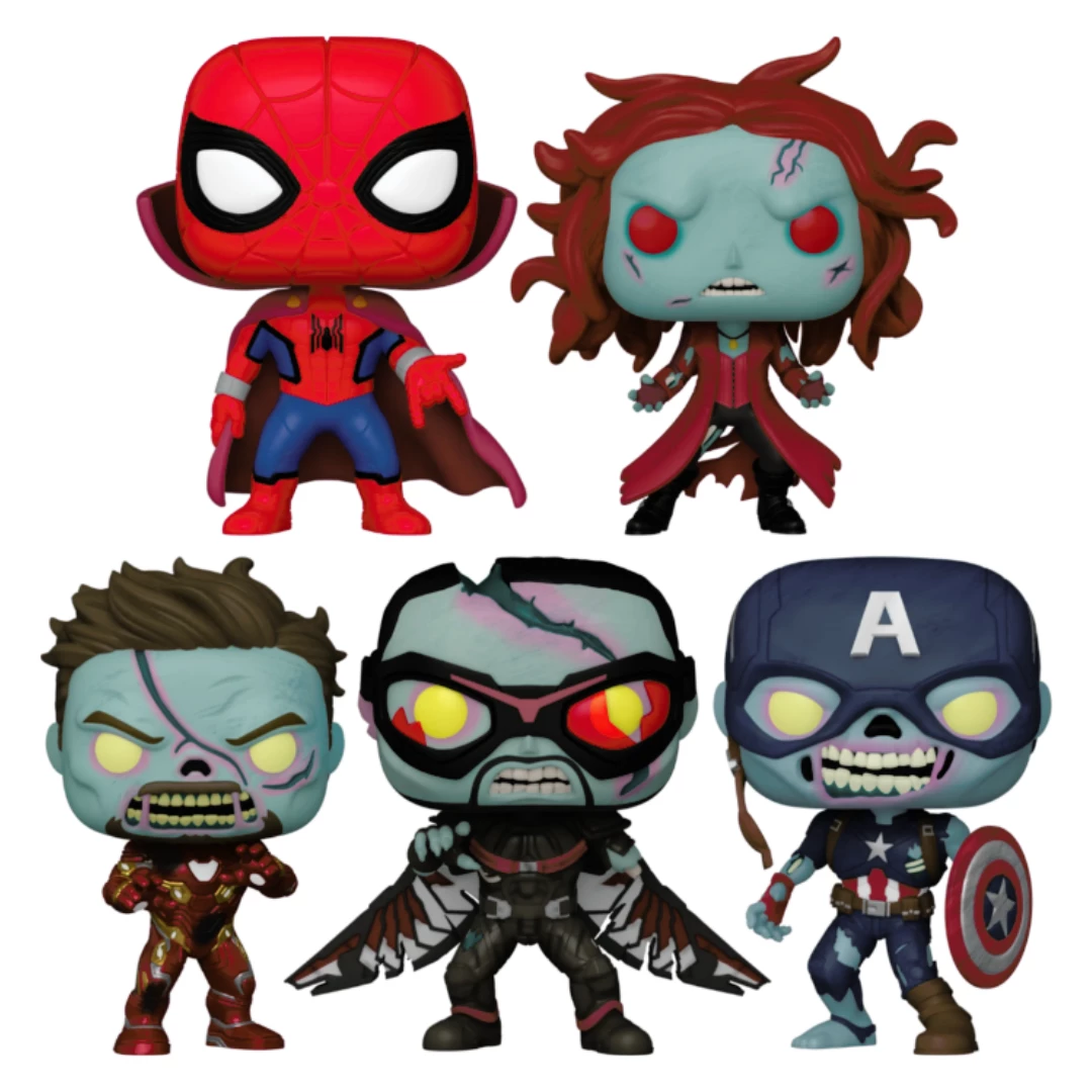 Funko Marvel What If Zombie Bundle - 5 POP! Vinyls 1 Funko Marvel What If Zombie Bundle - 5 POP! Vinyls