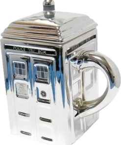 Wesco Doctor Who - TARDIS Mug With Lid (Silver)