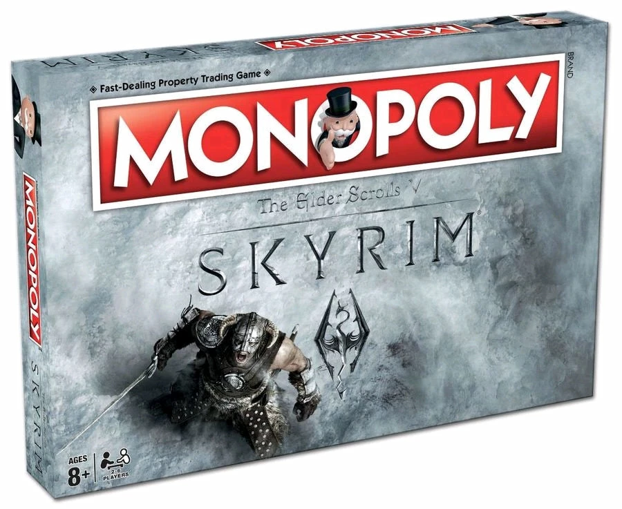 Winning Moves Monopoly - Skyrim Edition All Board Games 3 Winning Moves Monopoly - Skyrim Edition All Board Games