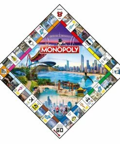 Winning Moves All Board Games Monopoly - Gold Coast Edition