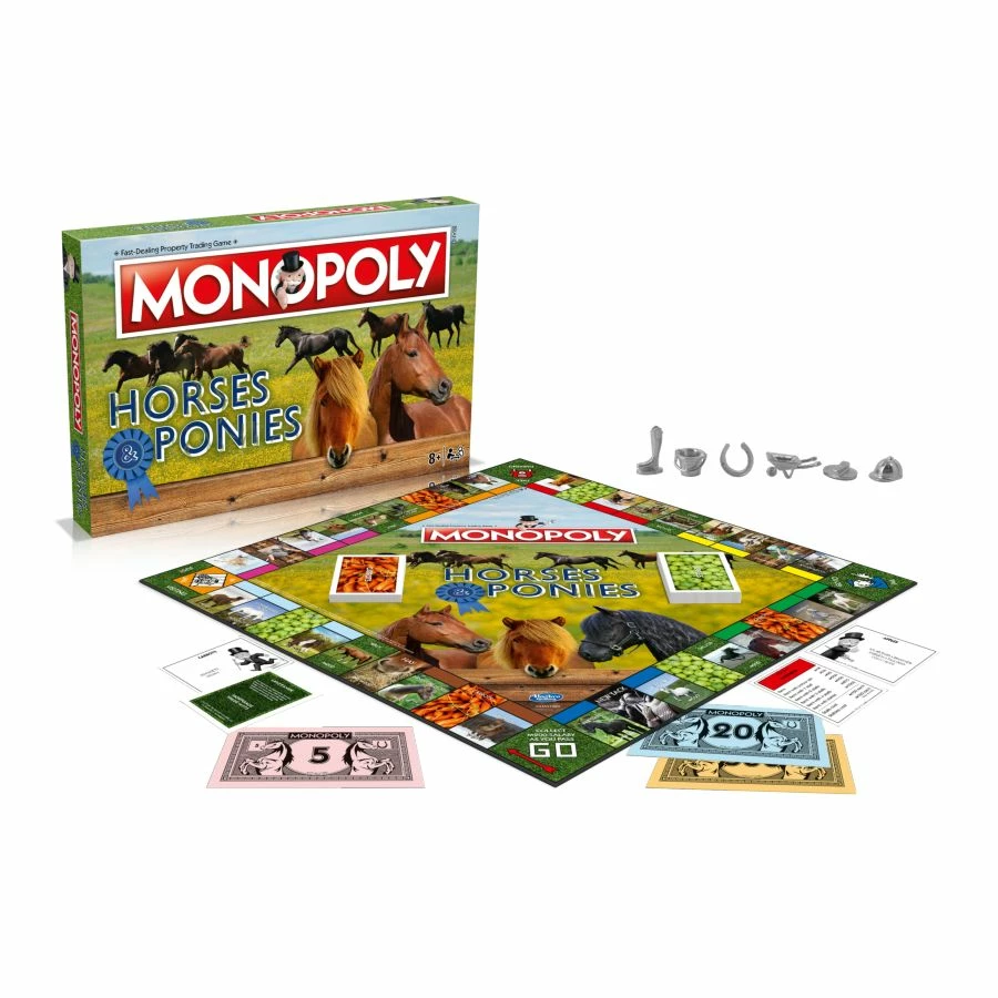 Winning Moves Monopoly - Horses & Ponies Edition 4 Winning Moves Monopoly - Horses & Ponies Edition
