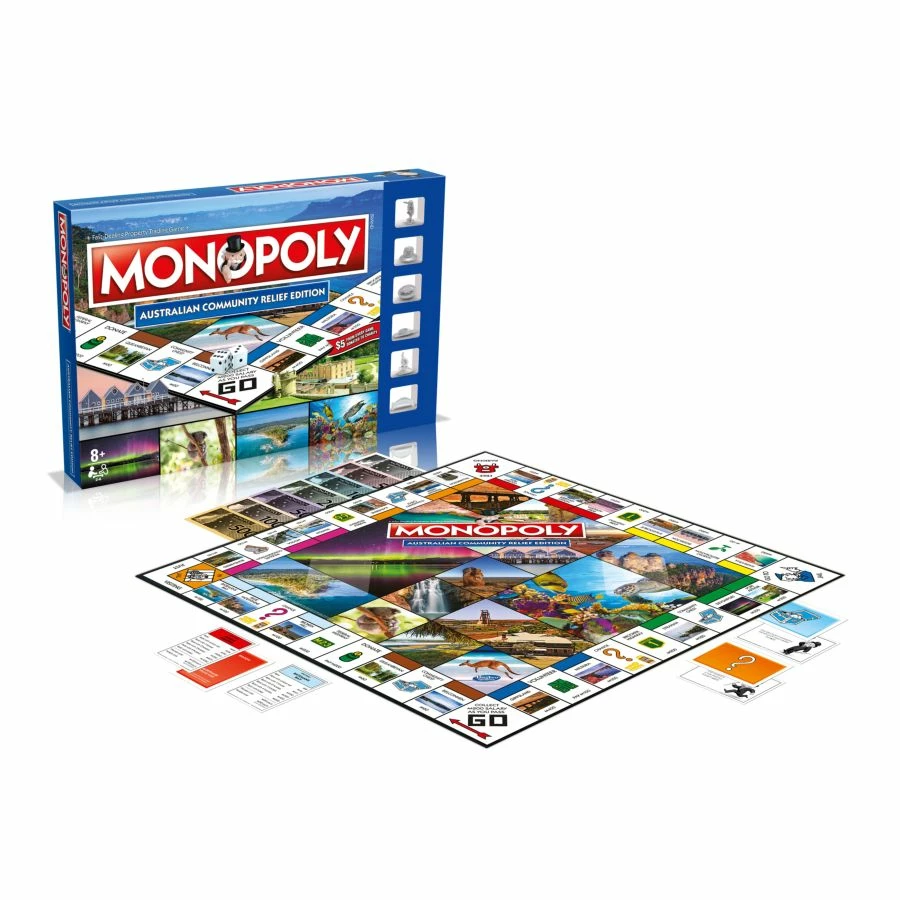 Winning Moves Monopoly - Australian Community Relief 2 Winning Moves Monopoly - Australian Community Relief