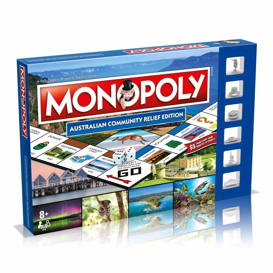 Winning Moves Monopoly - Australian Community Relief 1 Winning Moves Monopoly - Australian Community Relief