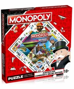 Winning Moves Australian Community Relief - Monopoly 1000 Piece Jigsaw Puzzle