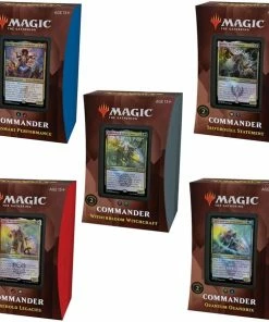 Wizards Of The Coast Magic The Gathering - Strixhaven: School Of Mages Commander Decks Assortment All Board Games