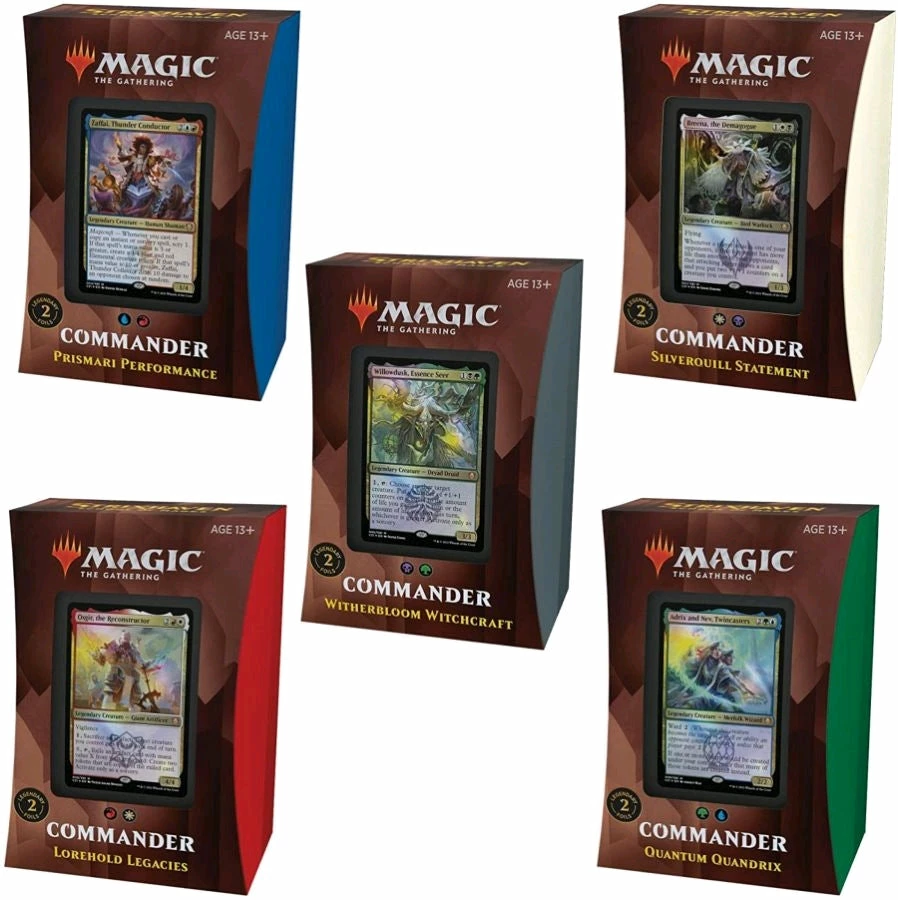 Wizards Of The Coast Magic The Gathering - Strixhaven: School Of Mages Commander Decks Assortment All Board Games 1 Wizards Of The Coast Magic The Gathering - Strixhaven: School Of Mages Commander Decks Assortment All Board Games