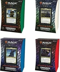 Wizards Of The Coast Magic The Gathering - Adventures In The Forgotten Realms Commander Decks Assortment All Board Games