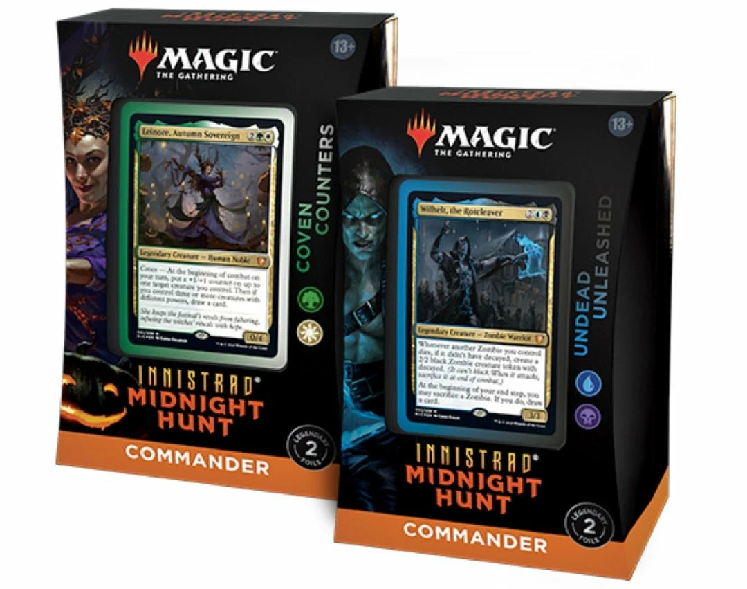 Wizards Of The Coast Magic The Gathering - Innistrad Midnight Hunt Commander Decks All Board Games 1 Wizards Of The Coast Magic The Gathering - Innistrad Midnight Hunt Commander Decks All Board Games