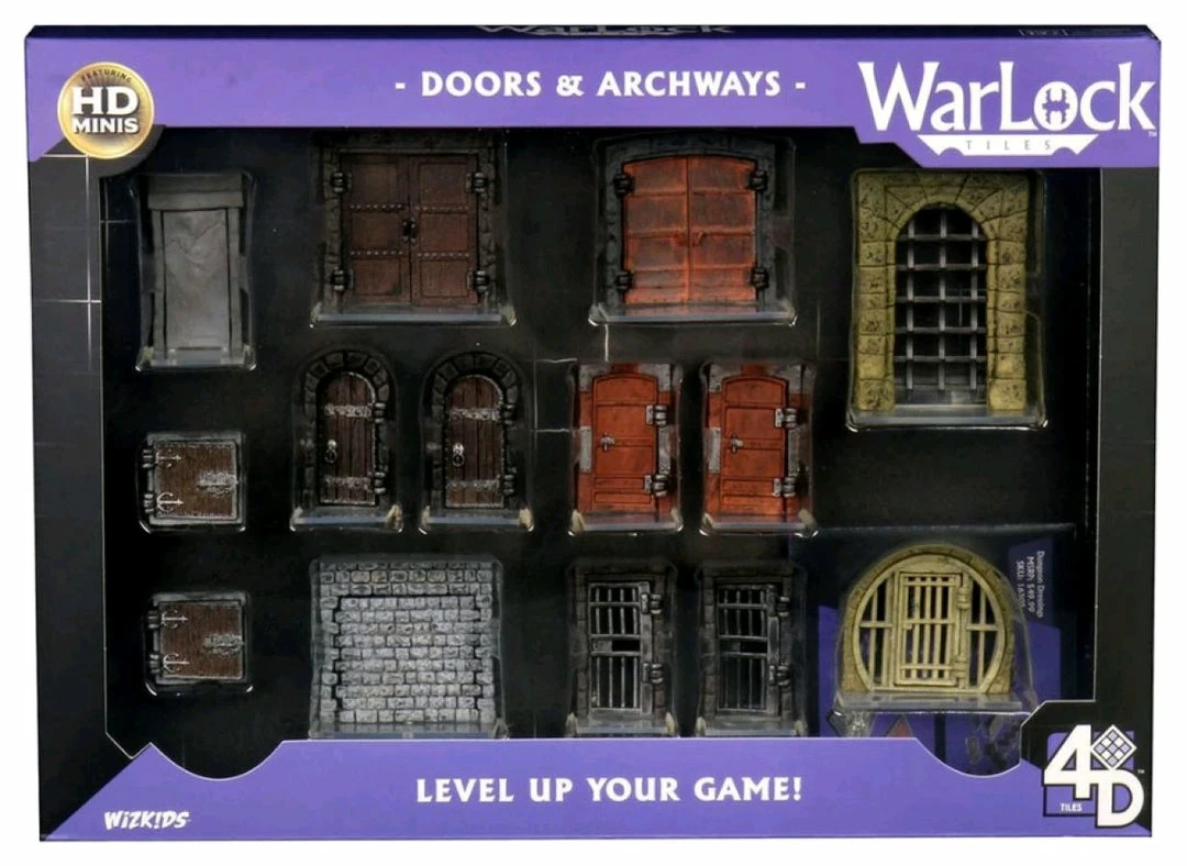 WizKids Games WarLock Tiles - Doors & Archways 2 WizKids Games WarLock Tiles - Doors & Archways