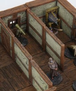 WizKids Games WarLock Tiles - Full Height Plaster Walls