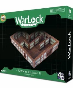 WizKids Games WarLock Tiles - Full Height Plaster Walls