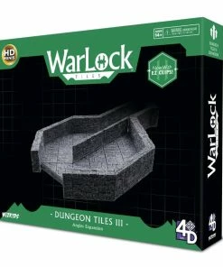 WizKids Games WarLock Tiles - Dungeon Tile 3 Angles All Board Games