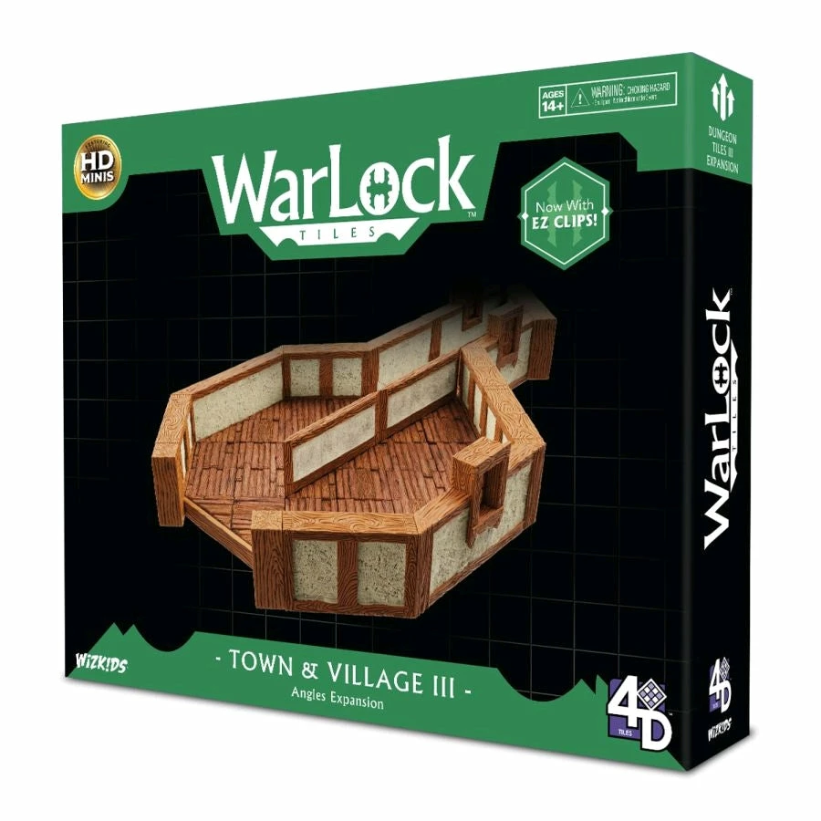 WizKids Games All Board Games WarLock Tiles - Town & Village 3 Angles 1 WizKids Games All Board Games WarLock Tiles - Town & Village 3 Angles