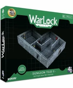WizKids Games WarLock Tiles - Full Height Stone Walls Expansion