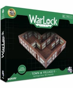 WizKids Games All Board Games WarLock Tiles - Full Height Plaster Walls Expansion