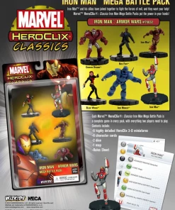 WizKids Games Heroclix - Iron Man Armor Wars - Battle Pack 6-Pack All Board Games