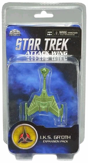 WizKids Games Star Trek - Attack Wing Wave 0 IKS Gr'oth Expansion Pack All Board Games 1 WizKids Games Star Trek - Attack Wing Wave 0 IKS Gr'oth Expansion Pack All Board Games