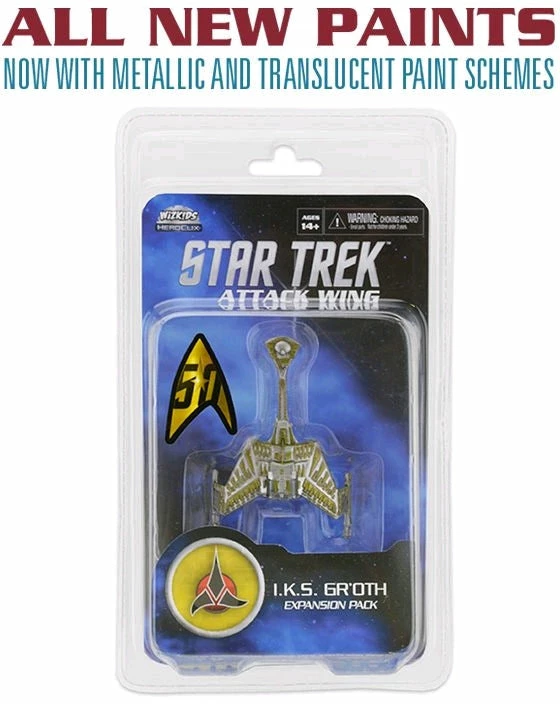 WizKids Games All Board Games Star Trek - Attack Wing Wave 27 IKS Gr'oth Expansion Pack 1 WizKids Games All Board Games Star Trek - Attack Wing Wave 27 IKS Gr'oth Expansion Pack
