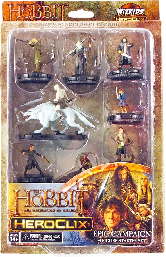 WizKids Games All Board Games Heroclix - The Hobbit Desolation Of Smaug Campaign Starter 1 WizKids Games All Board Games Heroclix - The Hobbit Desolation Of Smaug Campaign Starter