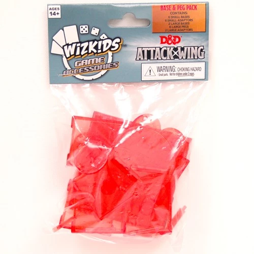WizKids Games Dungeons & Dragons - Attack Wing Base & Pegs Set Red 2 WizKids Games Dungeons & Dragons - Attack Wing Base & Pegs Set Red