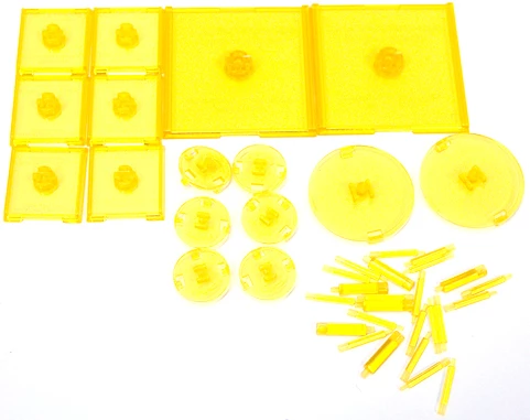 WizKids Games Dungeons & Dragons - Attack Wing Base & Pegs Set Yellow 1 WizKids Games Dungeons & Dragons - Attack Wing Base & Pegs Set Yellow