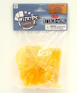 WizKids Games Dungeons & Dragons - Attack Wing Base & Pegs Set Yellow