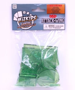 WizKids Games Dungeons & Dragons - Attack Wing Base & Pegs Set Green