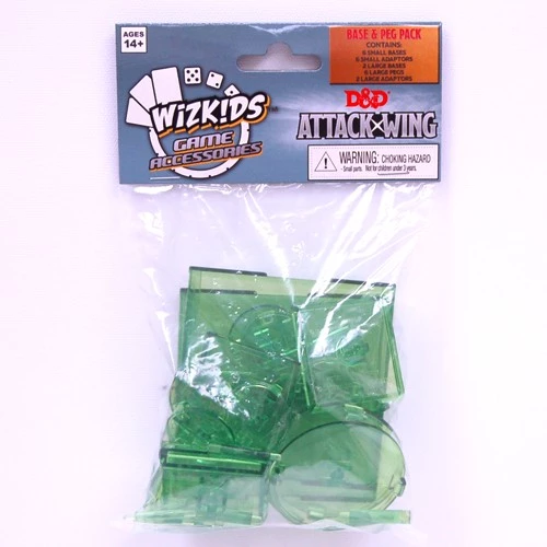 WizKids Games Dungeons & Dragons - Attack Wing Base & Pegs Set Green 2 WizKids Games Dungeons & Dragons - Attack Wing Base & Pegs Set Green