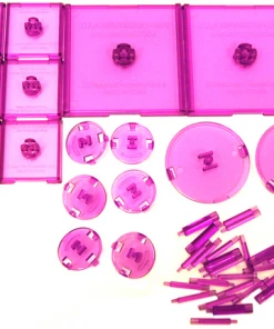 WizKids Games All Board Games Dungeons & Dragons - Attack Wing Base & Pegs Set Purple