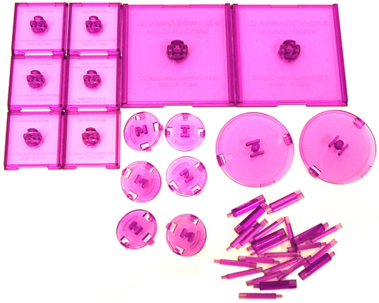 WizKids Games All Board Games Dungeons & Dragons - Attack Wing Base & Pegs Set Purple 1 WizKids Games All Board Games Dungeons & Dragons - Attack Wing Base & Pegs Set Purple