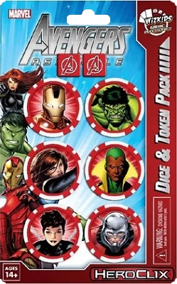 WizKids Games Heroclix - Marvel Avengers Assemble Iron Man Dice Pack 1 WizKids Games Heroclix - Marvel Avengers Assemble Iron Man Dice Pack