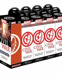 WizKids Games Heroclix - Marvel Civil War OP Booster Brick With Support Pack (Brick Of 9) All Board Games