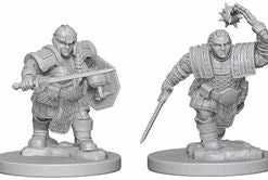 Wizkids Games Dungeons & Dragons - Nolzur's Marvelous Unpainted Minis: Dwarf Female Fighter All Board Games
