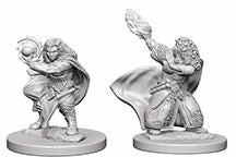WizKids Games Dungeons & Dragons - Nolzur's Marvelous Unpainted Minis: Dwarf Female Wizard All Board Games