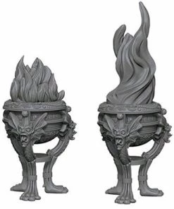 Wizkids Games All Board Games Wizkids - Deep Cuts Unpainted Miniatures: Braziers