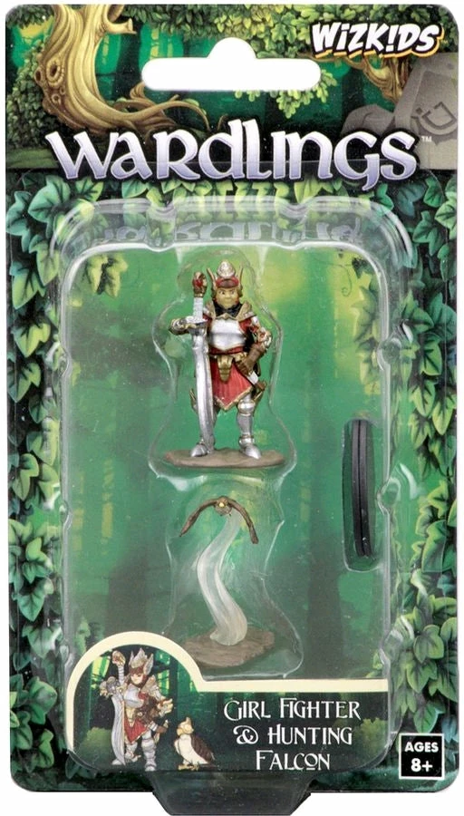 Wizkids Games All Board Games Wardlings - Girl Fighter & Hunting Falcon Pre-Painted Minis 1 Wizkids Games All Board Games Wardlings - Girl Fighter & Hunting Falcon Pre-Painted Minis