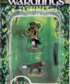 Wizkids Games Wardlings - Boy Ranger & Wolf Pre-Painted Minis All Board Games