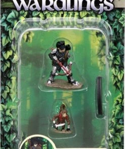 Wizkids Games Wardlings - Boy Rogue & Monkey Pre-Painted Minis