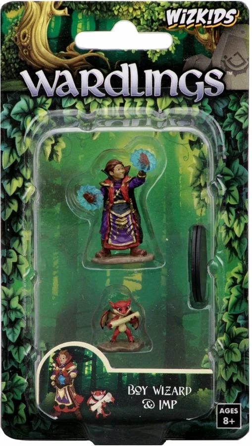 Wizkids Games Wardlings - Boy Wizard & Imp Pre-Painted Minis 1 Wizkids Games Wardlings - Boy Wizard & Imp Pre-Painted Minis