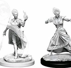 Wizkids Games Dungeons & Dragons - Nolzur's Marvelous Unpainted Minis: Fire Genasi Female Wizard