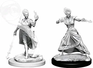 Wizkids Games Dungeons & Dragons - Nolzur's Marvelous Unpainted Minis: Fire Genasi Female Wizard 1 Wizkids Games Dungeons & Dragons - Nolzur's Marvelous Unpainted Minis: Fire Genasi Female Wizard