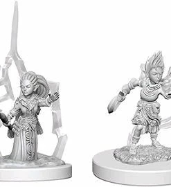 Wizkids Games Pathfinder - Deep Cuts Unpainted Miniatures: Gnome Female Druid